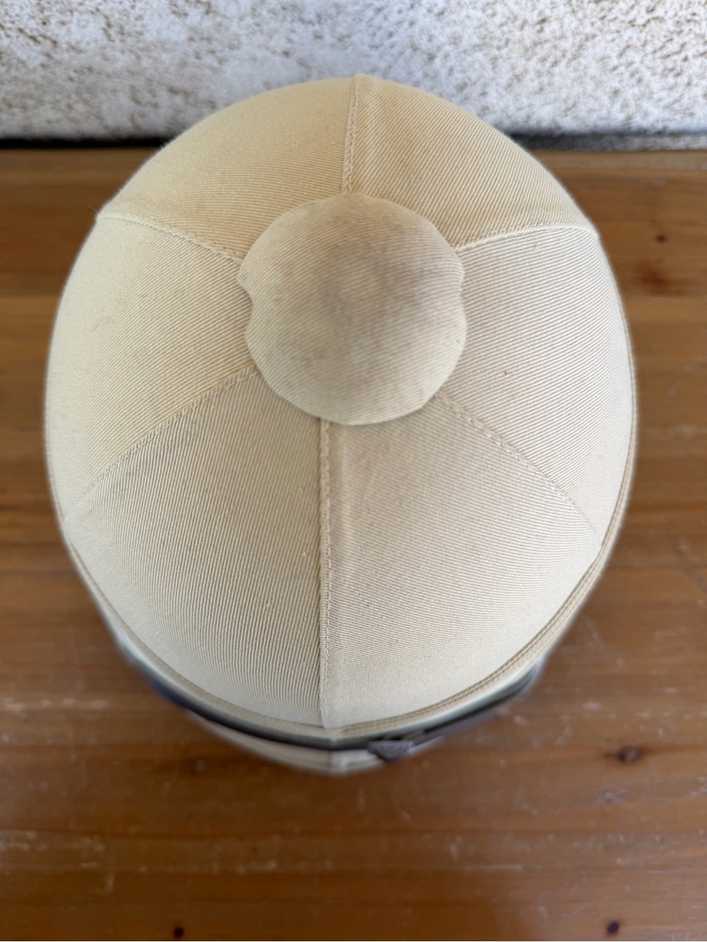 Men's Cream Riding Cap - Unbranded - Picture 3 of 6